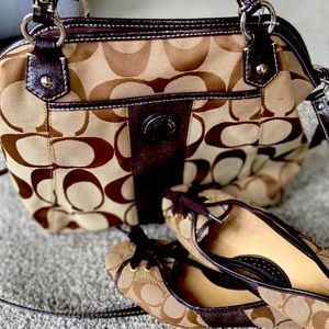 Authentic Coach Shoes and Purse bundle